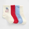 Brannan Bear Americana-korte sokken voor peuters (4-pack)