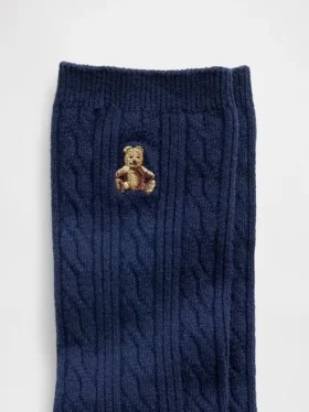 Brannan Bear kabelgebreide sokken