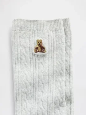 Brannan Bear kabelgebreide sokken