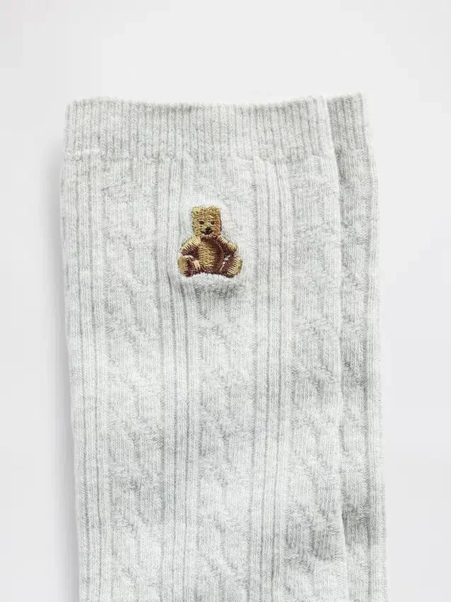 Brannan Bear kabelgebreide sokken