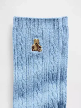 Brannan Bear kabelgebreide sokken