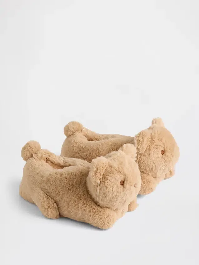 Brannan Bear knusse pantoffels voor kinderen