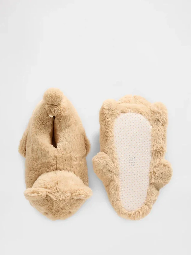 Brannan Bear knusse pantoffels voor kinderen