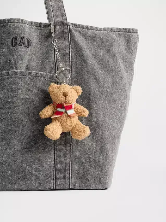 Brannan Bear sjaal tasbedeltje