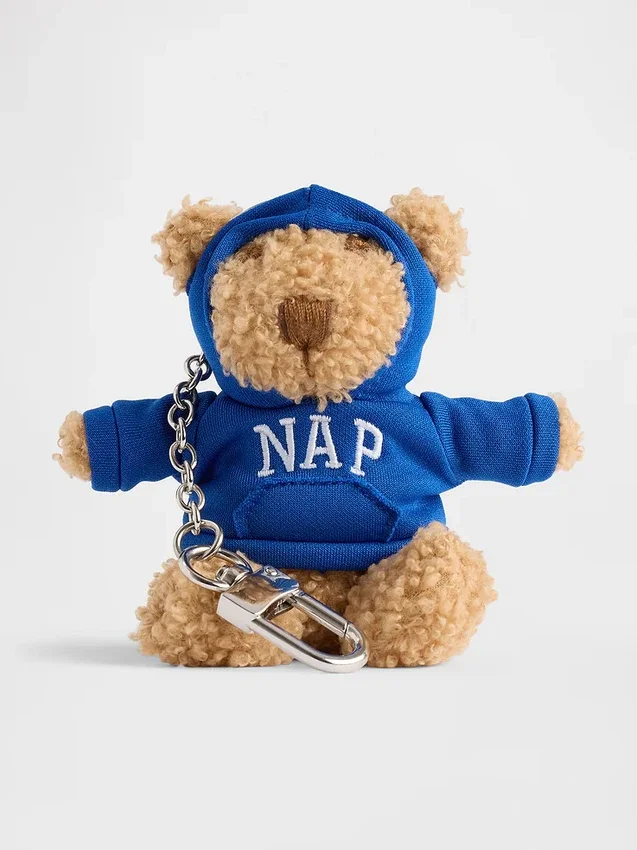 Brannan Bear-slaapmuts-tasbedeltje