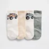 Brannan Bear & Stripe-sokken voor Baby & Peuter (4-pack)