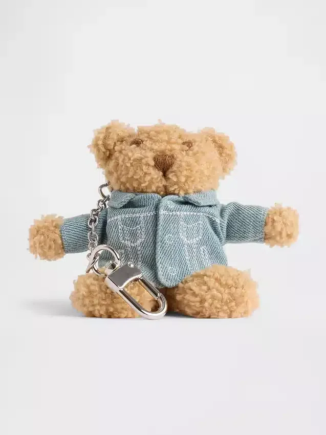 Brannan Bear-tasbedeltje in denimjasstijl