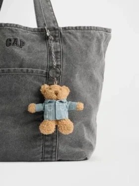 Brannan Bear-tasbedeltje in denimjasstijl
