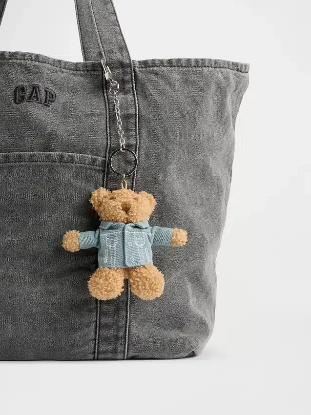 Brannan Bear-tasbedeltje in denimjasstijl