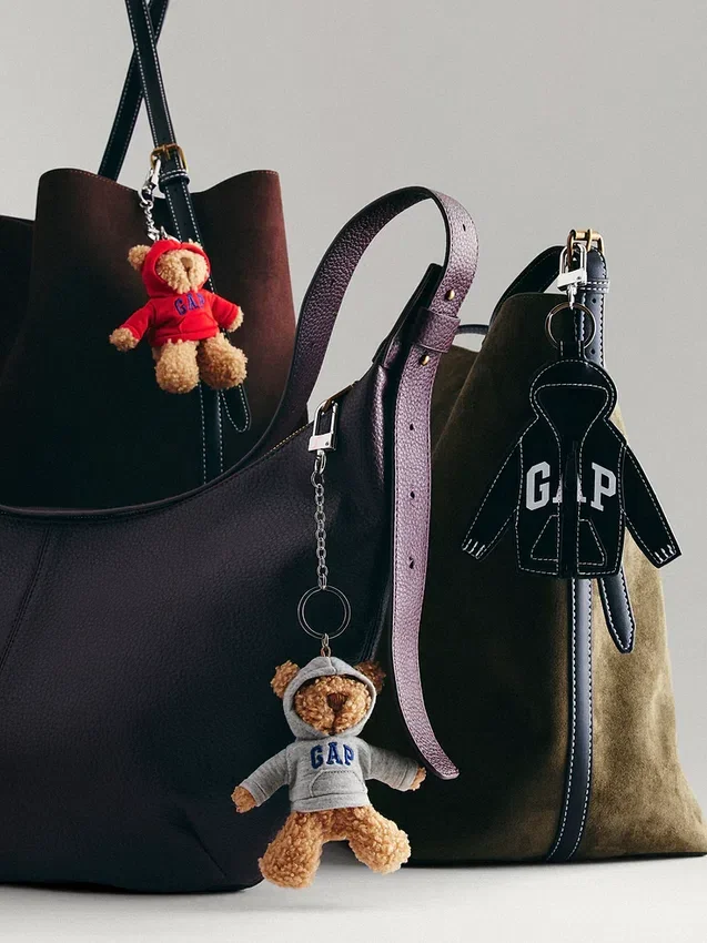 Brannan Bear-tasbedeltje in hoodie-stijl