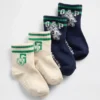 Brannan Bear Varsity-logo crew-sokken voor Baby & Peuter (2-pack)