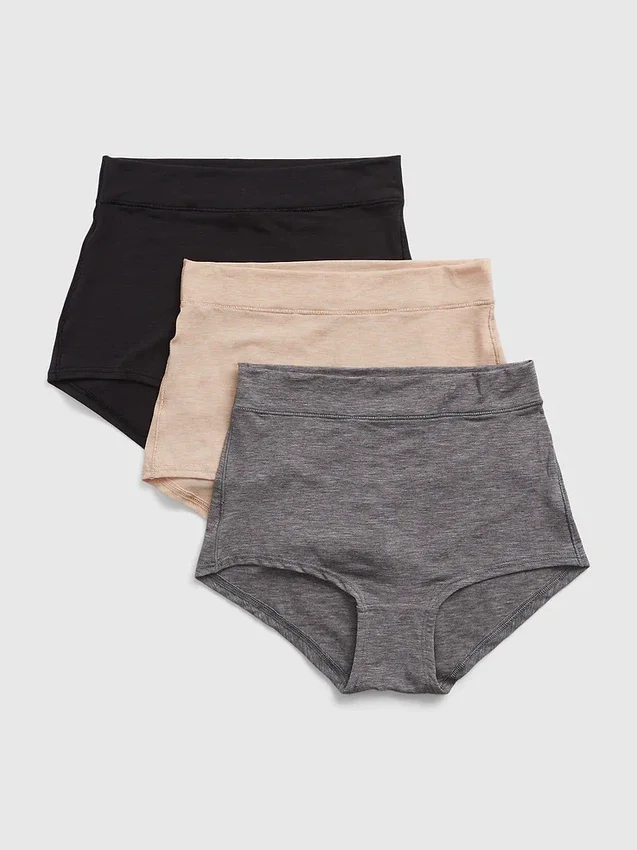 Breathe bikini met hoge taille (3-pack)