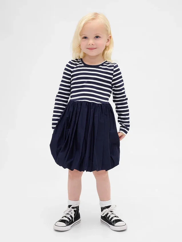 Bubbeljurk van gemengde materialen voor Baby & Peuter