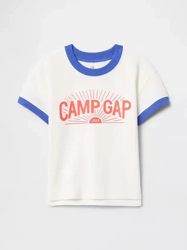 Camp Gap Ringer T-shirt voor Baby & Peuter