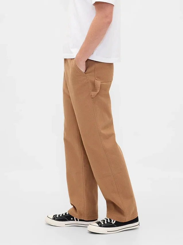 Canvas '90s losse timmermansbroek