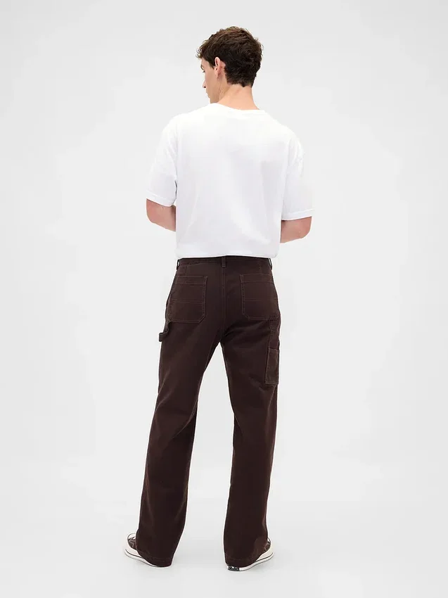 Canvas '90s losse timmermansbroek