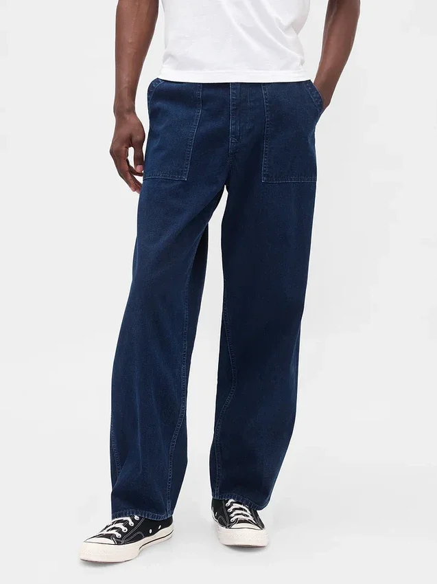 Canvas baggy Jeans