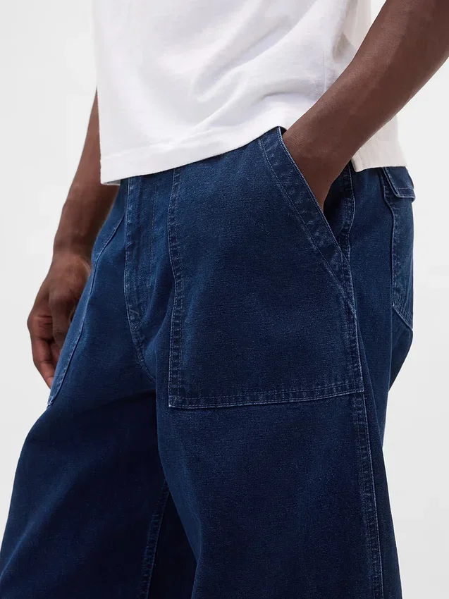 Canvas baggy Jeans