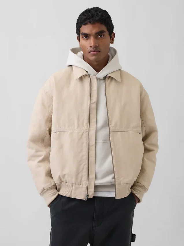 Canvas bomberjack