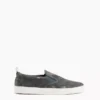 Canvas camouflage instapsneakers voor kinderen