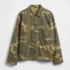 Canvas denim camouflage utility-shirt