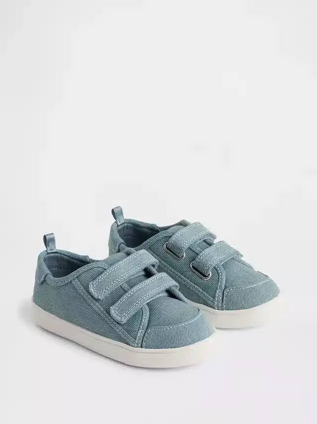 Canvas denim sneakers voor peuters