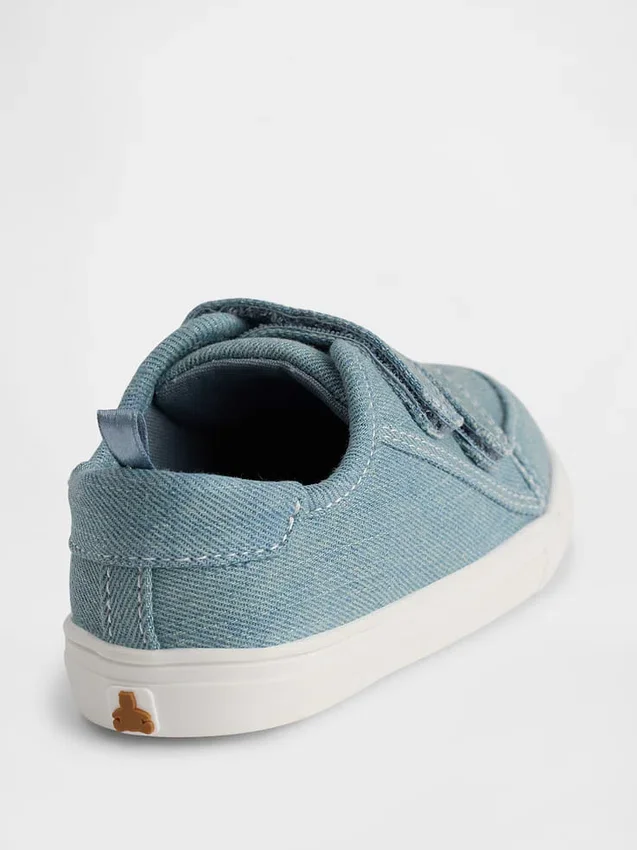 Canvas denim sneakers voor peuters