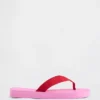 Canvas platformteenslippers
