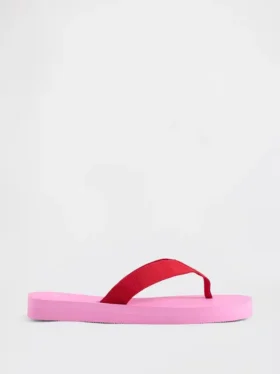 Canvas platformteenslippers