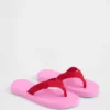 Canvas platformteenslippers