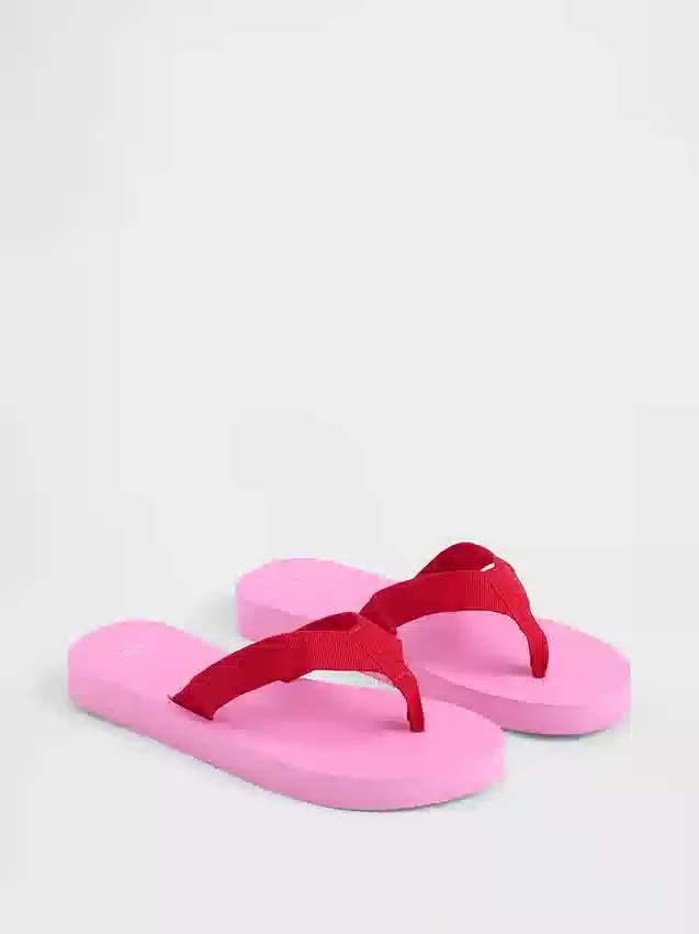 Canvas platformteenslippers