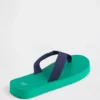 Canvas platformteenslippers