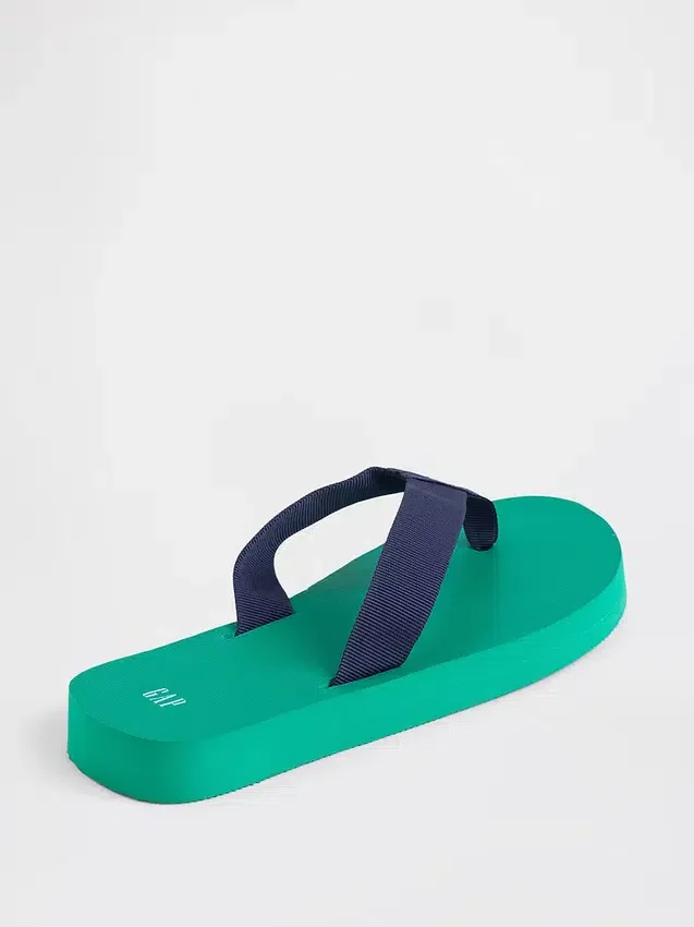 Canvas platformteenslippers