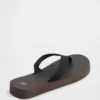 Canvas platformteenslippers
