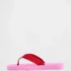 Canvas platformteenslippers