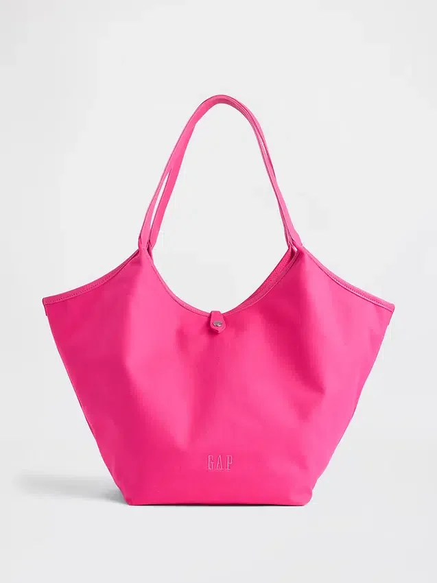 Canvas slouchy draagtas