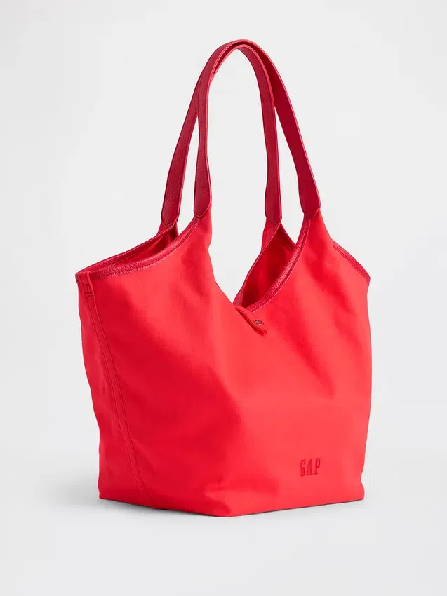 Canvas slouchy draagtas
