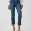Capri-Jeans met hoge taille