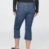 Capri-Jeans met hoge taille