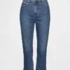 Capri-Jeans met hoge taille
