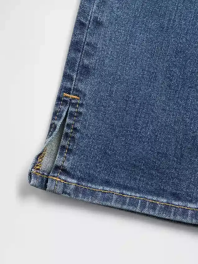 Capri-Jeans met hoge taille