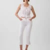 Capri-Jeans met lage taille
