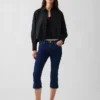 Capri-Jeans met lage taille