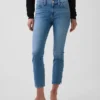 Capri-Jeans met lage taille