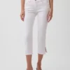 Capri-Jeans met lage taille