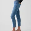Capri-Jeans met lage taille
