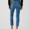 Capri-Jeans met lage taille