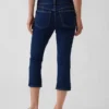 Capri-Jeans met lage taille