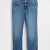 Capri-Jeans met lage taille