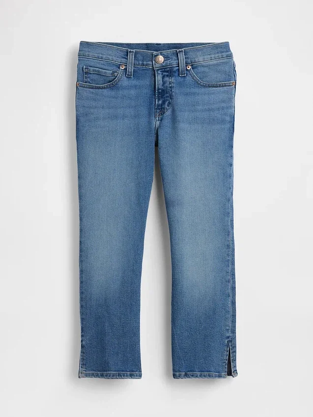 Capri-Jeans met lage taille